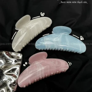 [CUSTOM RIÊNG] Kẹp tóc mẫu trơn basic tròn mũm custom theo yêu cầu-NHẮN CHO SHOP ĐỂ ORDER