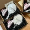 [CUSTOM RIÊNG][ĐỌC MÔ TẢ]Set GƯƠNG XÀ CỪ+KẸP XÀ CỪ CUSTOM TÊN RIÊNG TONE HỒNG-NHẮN CHO SHOP ĐỂ ORDER